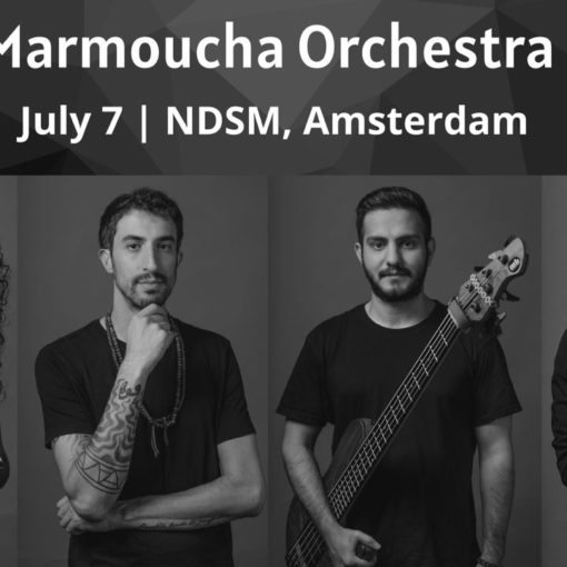 Marmoucha Orchestra bij de presentatie kunstwerk van de Syrisch-Duitse kunstenaar Manaf Halbouni