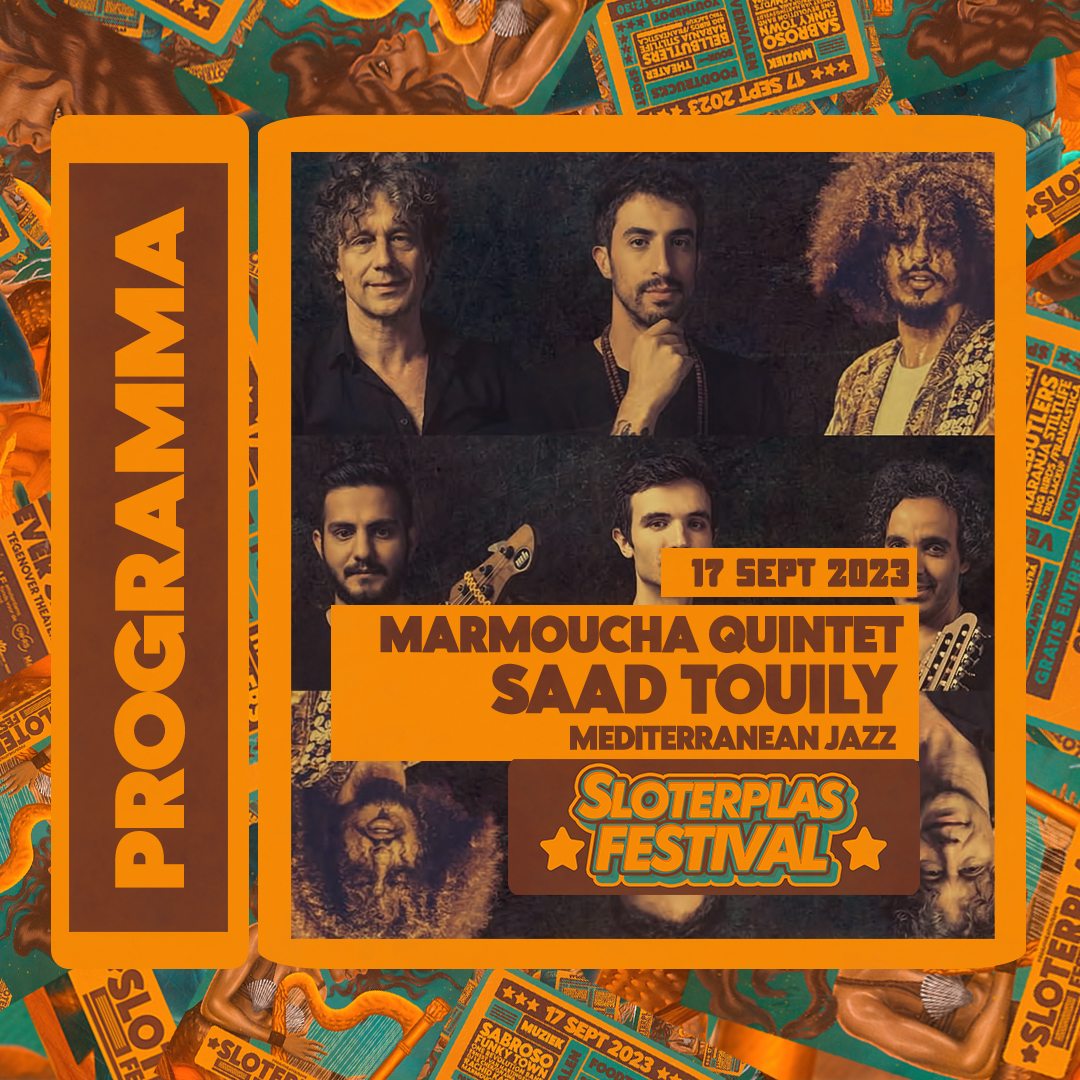 Marmoucha Quintet in de aankondiging van Sloterplas Festival