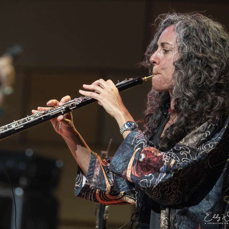 Maripepa Contreras speelt de hobo tijdens de premiere van 'Sexi Firmum Iulium' afgelopen zondag 7 juni 2026 in Amare Den Haag. Foto door Eric van Nieuwland.